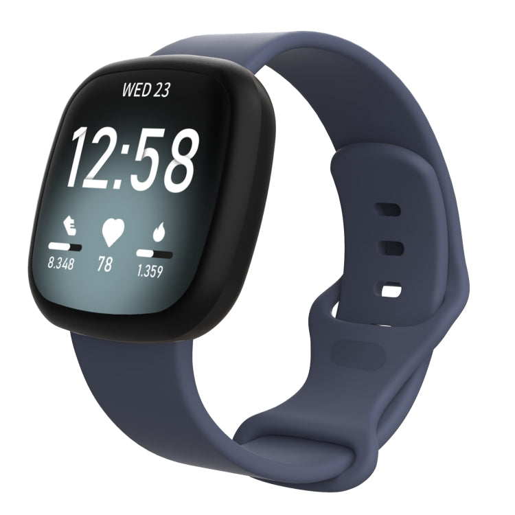 For Fitbit Versa 3 / Sense Silicone Replacement Strap Watchband, Size: S