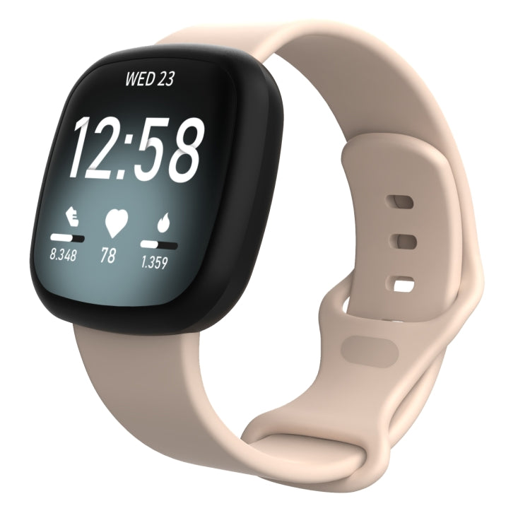 For Fitbit Versa 3 / Sense Silicone Replacement Strap Watchband, Size: S