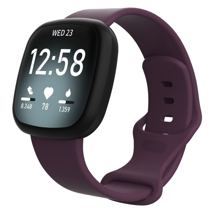 For Fitbit Versa 3 / Sense Silicone Replacement Strap Watchband, Size: S