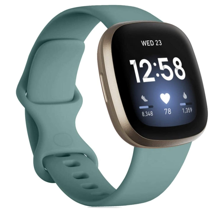 For Fitbit Versa 3 / Sense Silicone Replacement Strap Watchband, Size: S