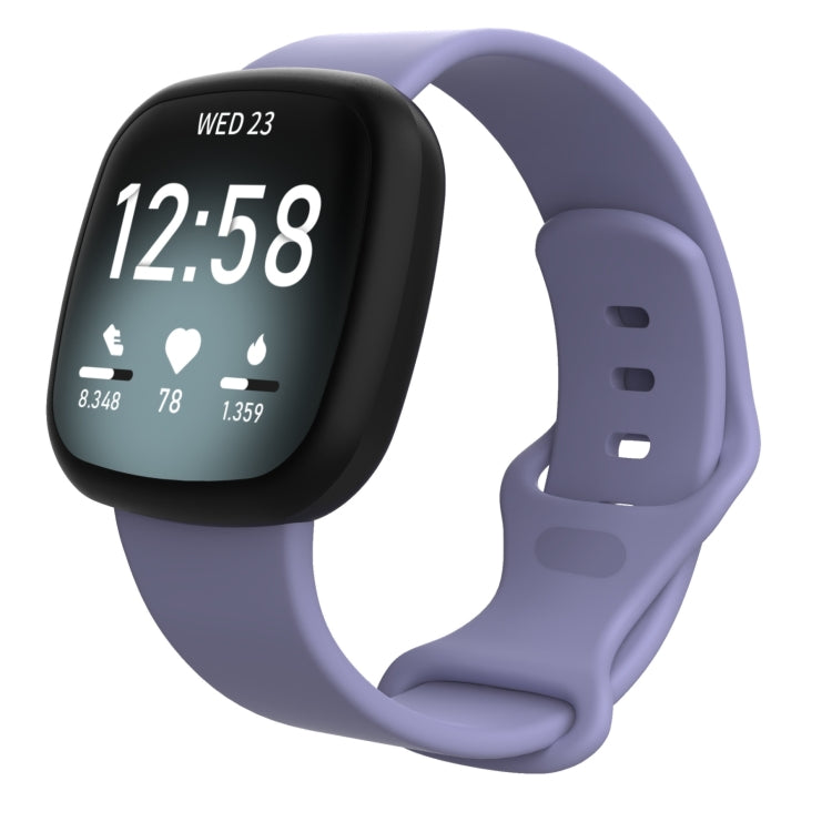 For Fitbit Versa 3 / Sense Silicone Replacement Strap Watchband, Size: S