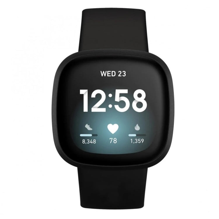 For Fitbit Versa 3 / Sense Silicone Replacement Strap Watchband, Size: S