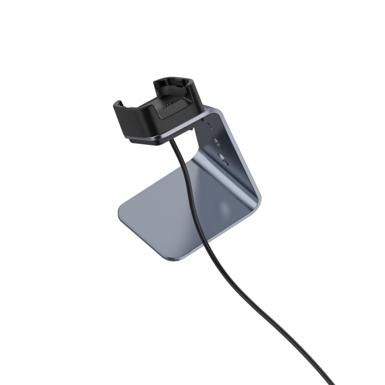 For Fitbit Versa / Versa Lite / Versa SE Universal Aluminum Alloy Charger Holder with Chip Protection, Support Fast Charging