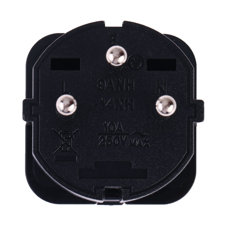 Portable Universal Socket to Israel Plug Power Adapter Travel Charger