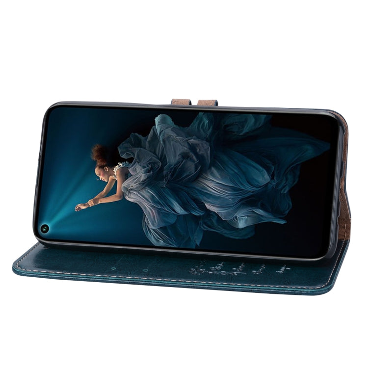 Business Style Oil Wax Texture Horizontal Flip Leather Case for Huawei Honor 20 Pro, with Holder & Card Slots & Wallet
