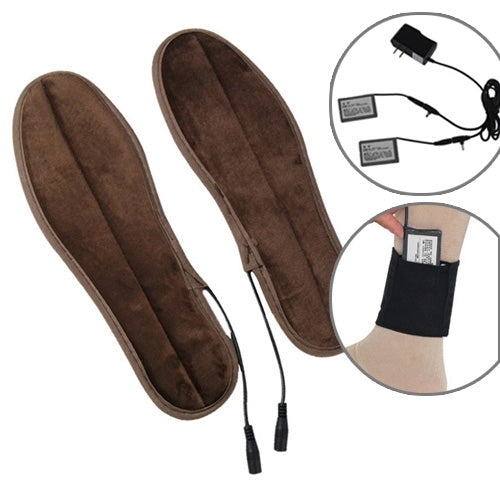 Lithium Battery Powered & Rechargeable Heated Insoles Keep Feet Warm Pad, Keep Warm 8-9 hours, Size: 43-44 yard