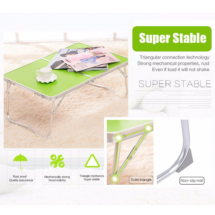 Plastic Mat Adjustable Portable Laptop Table Folding Stand Computer Reading Desk Bed Tray, Plastic Mat, Plastic Mat (Sapphire Blue)
