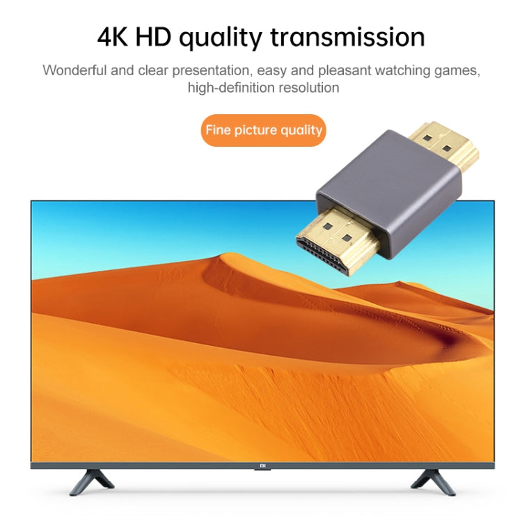 Gold-plated Head Male to Male HDMI Adapter(Black)