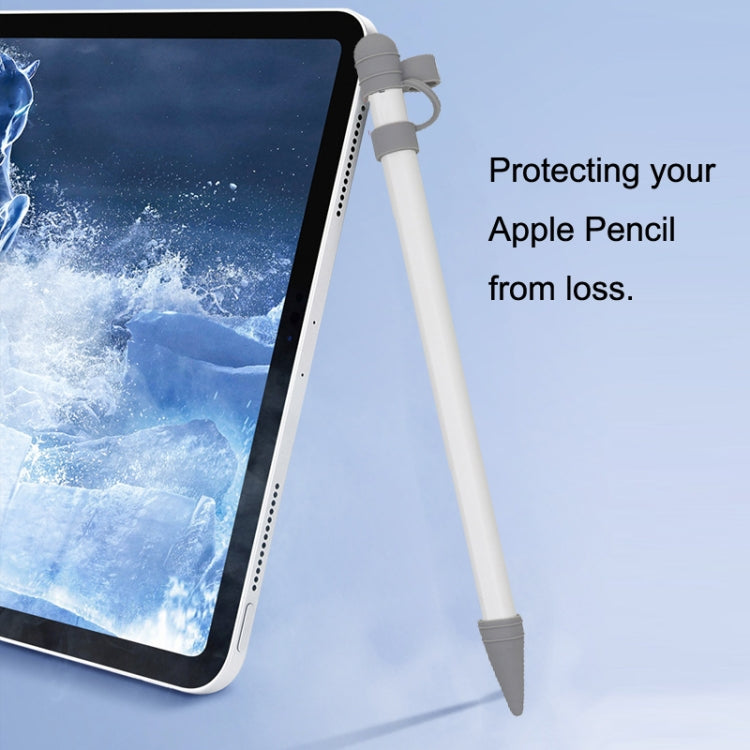 3 in 1 Silicone Protective Cover+Touch Cap Pen+Nip Pen Case For Apple Pencil