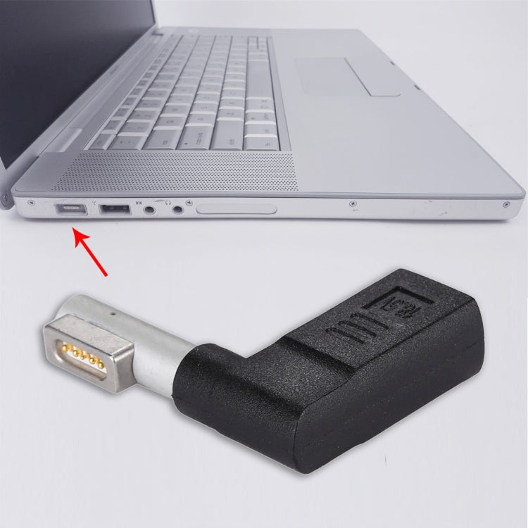 USB-C / Type-C Female to 5 Pin MagSafe 1 (L-Shaped) Male Charge Adapter