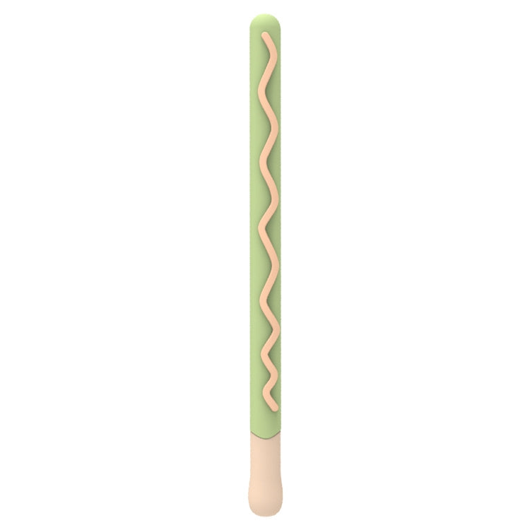 LOVE MEI For Apple Pencil 2 Stripe Design Stylus Pen Silicone Protective Case Cover
