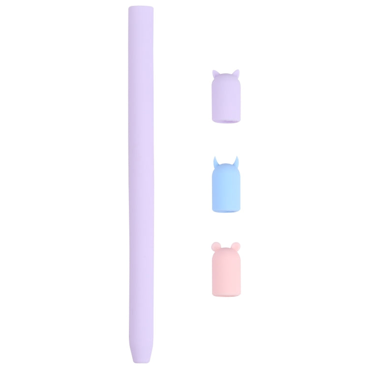 4 in 1 Stylus Pen Cartoon Animal Silicone Protective Case for Apple Pencil 1