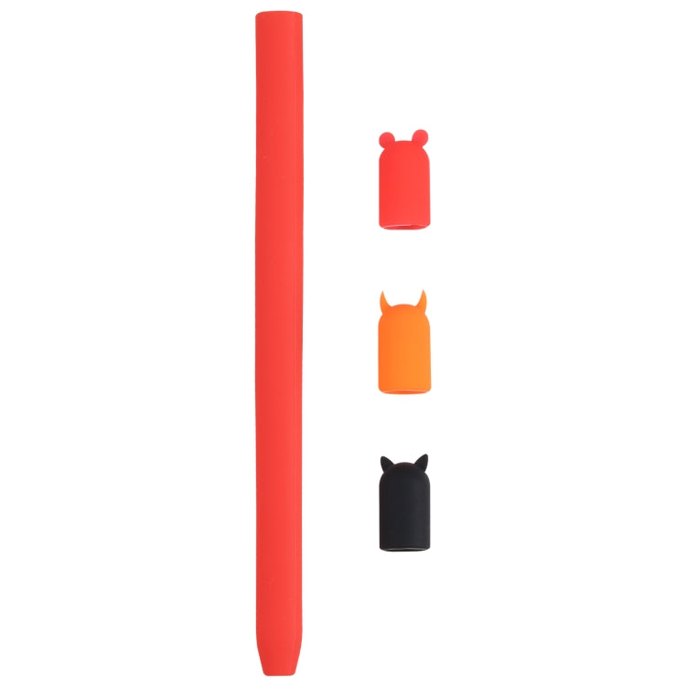 4 in 1 Stylus Pen Cartoon Animal Silicone Protective Case for Apple Pencil 1