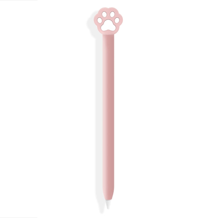 Cute Cartoon Silicone Protective Cover for Apple Pencil 1(Five-pointed Star Pink)