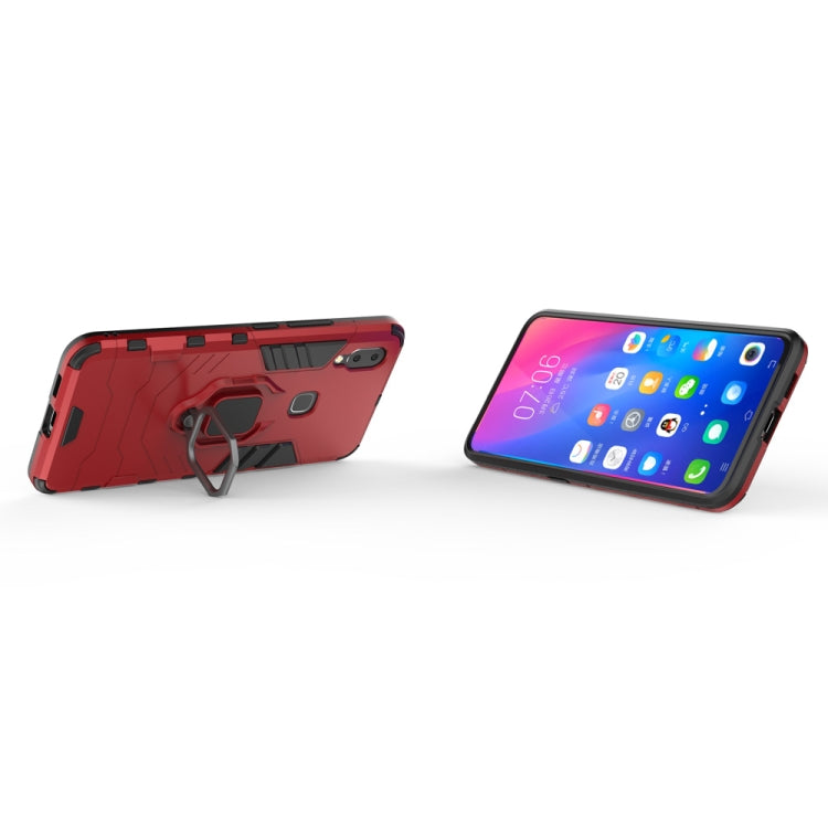 PC + TPU Shockproof Protective Case for Vivo NEX A, with Magnetic Ring Holder