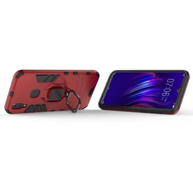 PC + TPU Shockproof Protective Case for Vivo V11i, with Magnetic Ring Holder