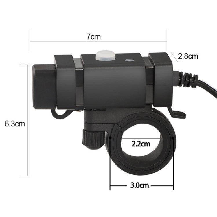 Motorcycle Mobile Phone Charger QC3.0 PD Fast Charge Charger U-type Terminal