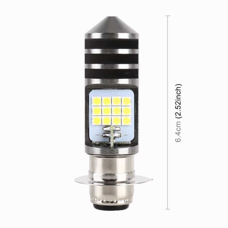 PX15D DC12V / 7.4W Motorcycle LED Headlight with 24LEDs SMD-3030 Lamp Beads