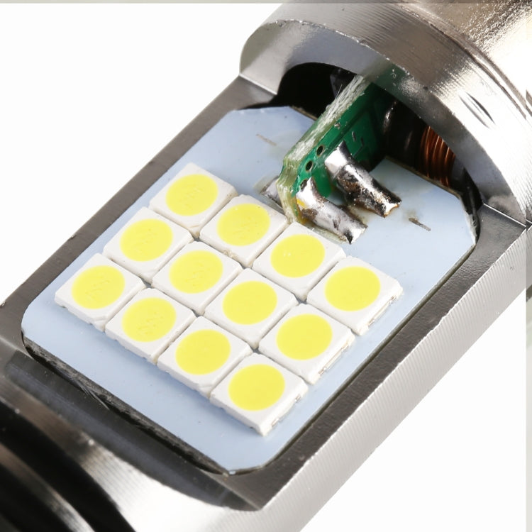 BA20D DC12V / 7.4W Motorcycle LED Headlight with 24LEDs SMD-3030 Lamp Beads