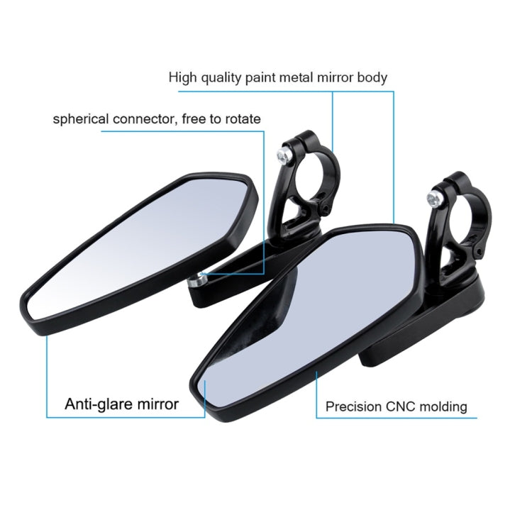 Universal 7 / 8 inch 22mm Modified Motorcycle Side Rearview Mirror
