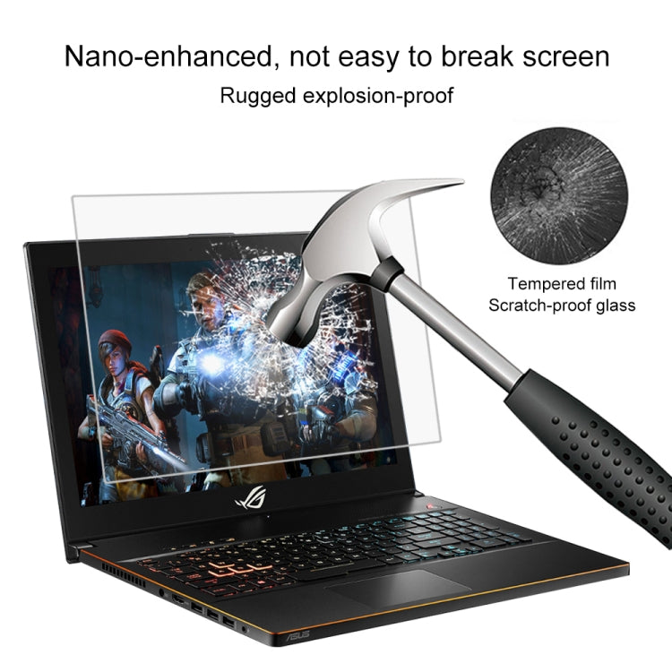 Laptop Screen HD Tempered Glass Protective Film for ASUS ROG GU501 15.6 inch