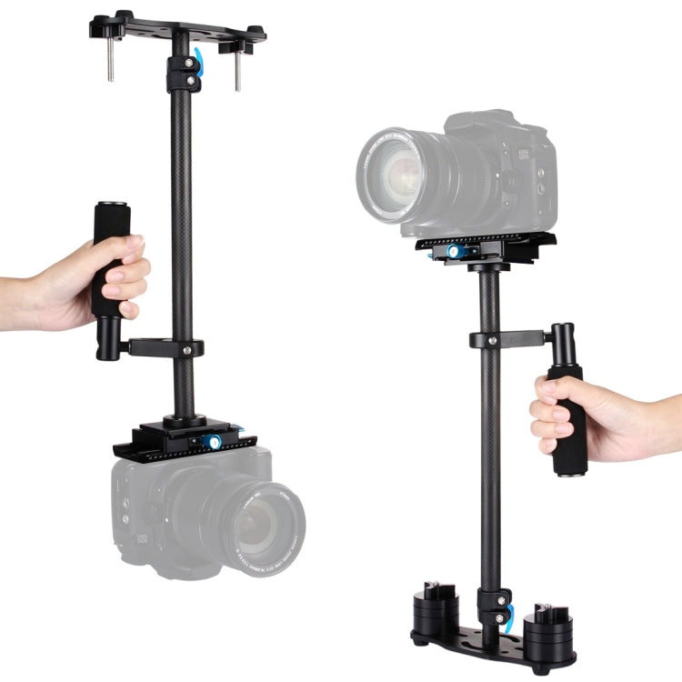 PULUZ 38.5-61cm Carbon Fibre Handheld Stabilizer for DSLR & DV Digital Video & Cameras, Load Range: 0.5-3kg
