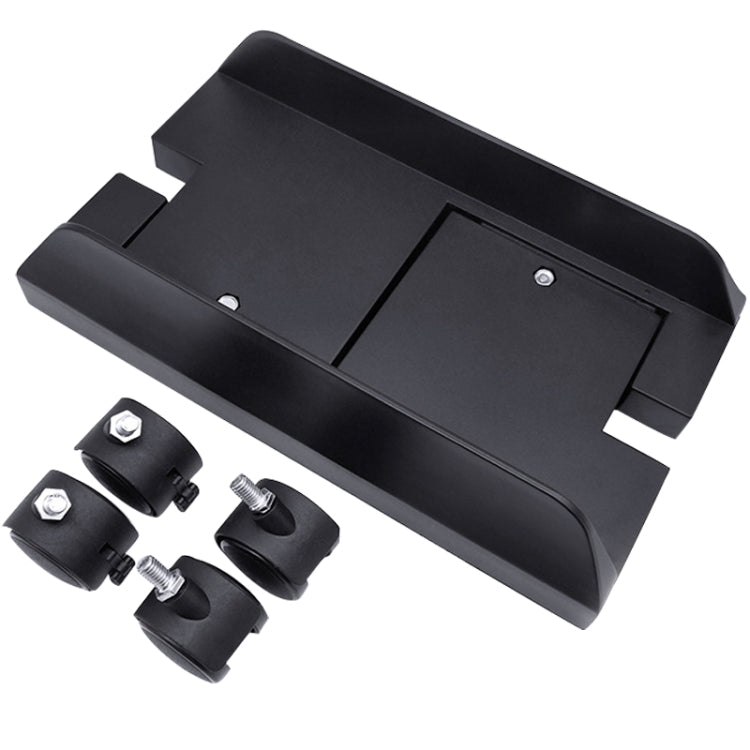 Computer Mainframe Host Adjustable Bracket with Wheel, Size: S