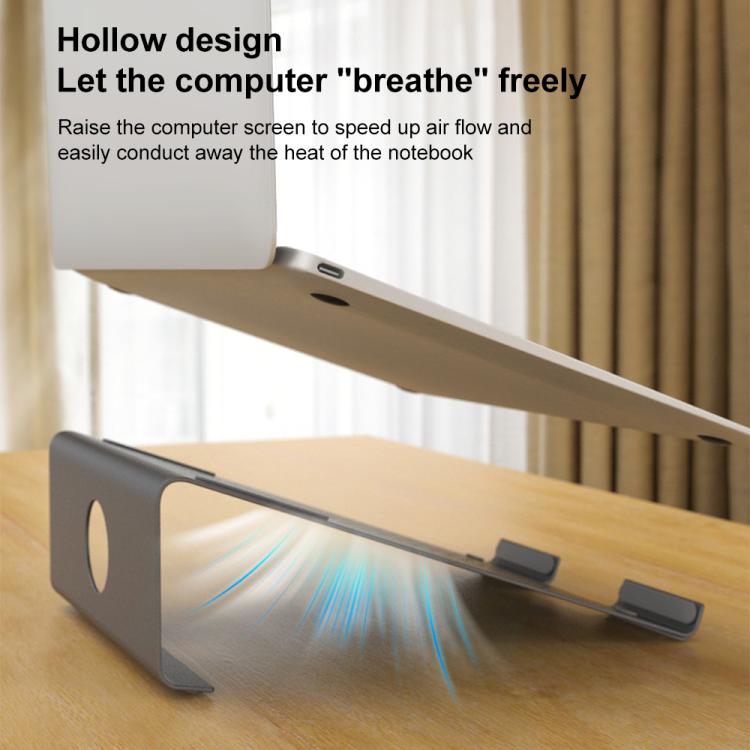 Aluminum Cooling Stand for Laptop, Suitable for Mac Air, Mac Pro, iPad, and Other 11-17 inch Laptops