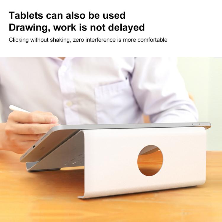 Aluminum Cooling Stand for Laptop, Suitable for Mac Air, Mac Pro, iPad, and Other 11-17 inch Laptops