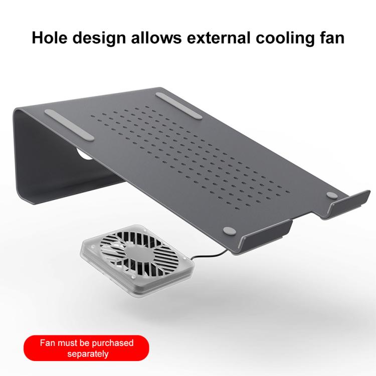 Aluminum Cooling Stand for Laptop, Suitable for Mac Air, Mac Pro, iPad, and Other 11-17 inch Laptops
