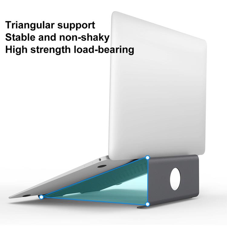 Aluminum Cooling Stand for Laptop, Suitable for Mac Air, Mac Pro, iPad, and Other 11-17 inch Laptops
