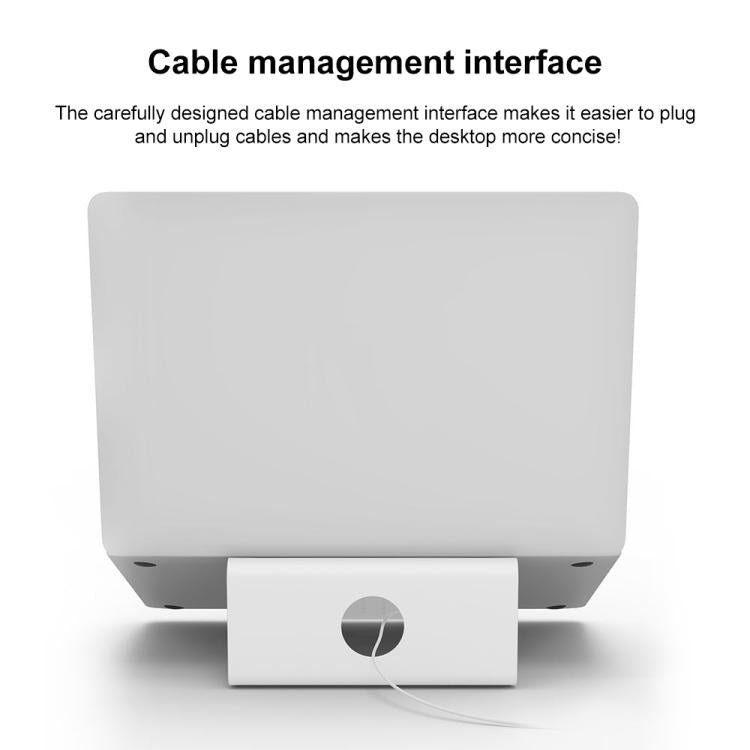 Aluminum Cooling Stand for Laptop, Suitable for Mac Air, Mac Pro, iPad, and Other 11-17 inch Laptops