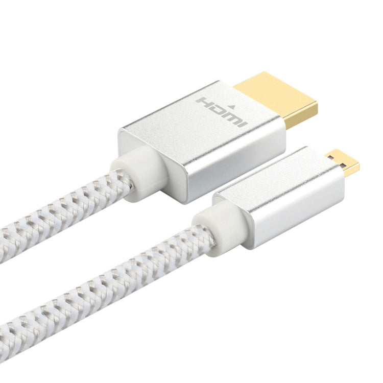 ULT-unite Gold-plated Head HDMI Male to Micro HDMI Male Nylon Braided Cable, Cable Length: 1.2m