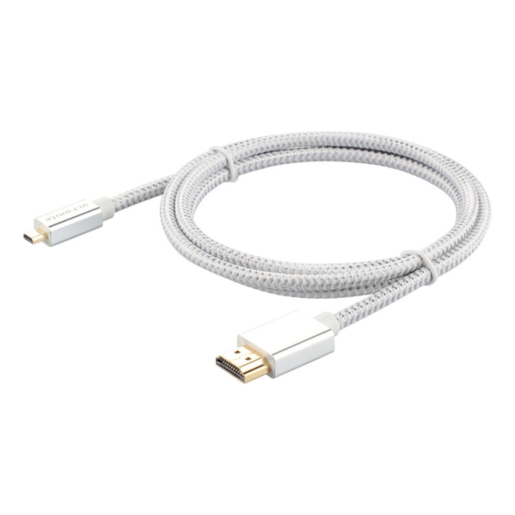 ULT-unite Gold-plated Head HDMI Male to Micro HDMI Male Nylon Braided Cable, Cable Length: 1.2m