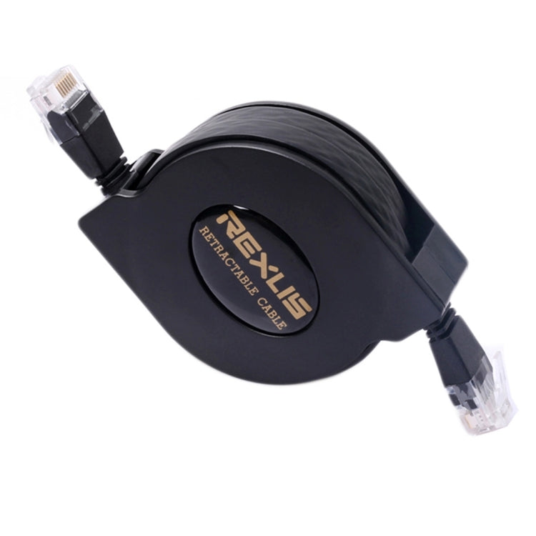 REXLIS 2m CAT6 Retractable Flat RJ45 Ethernet Network LAN Cable