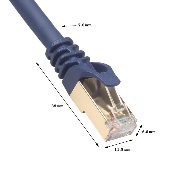 7.6m CAT8 Computer Switch Router Ethernet Network LAN Cable, Patch Lead RJ45