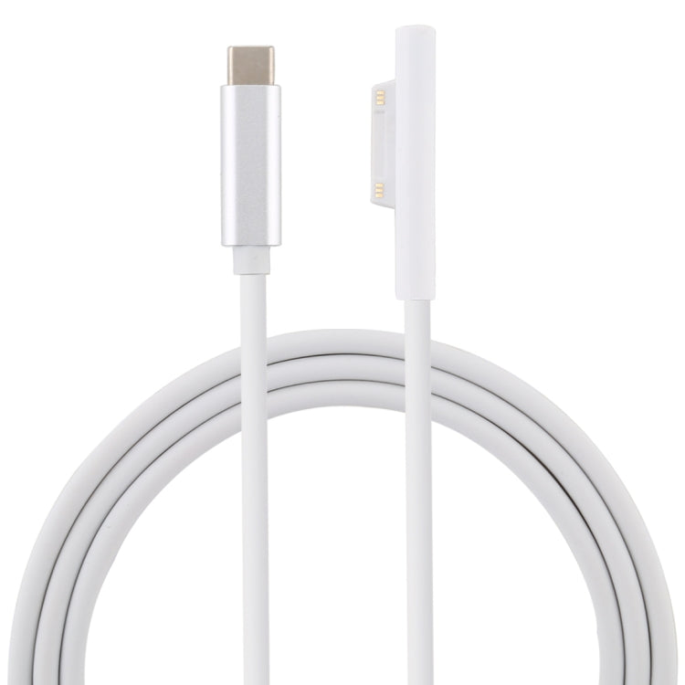 Surface Pro 7 / 6 / 5 to USB-C / Type-C Male Interfaces Power Adapter Charger Cable for Microsoft Surface Pro 7 / 6 / 5 / 4 / 3 / Microsoft Surface Go