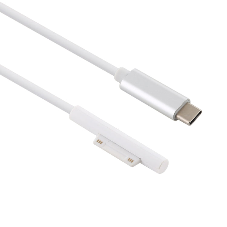 Surface Pro 7 / 6 / 5 to USB-C / Type-C Male Interfaces Power Adapter Charger Cable for Microsoft Surface Pro 7 / 6 / 5 / 4 / 3 / Microsoft Surface Go