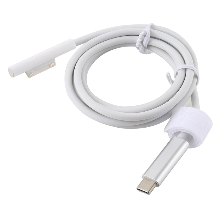 Surface Pro 7 / 6 / 5 to USB-C / Type-C Male Interfaces Power Adapter Charger Cable for Microsoft Surface Pro 7 / 6 / 5 / 4 / 3 / Microsoft Surface Go