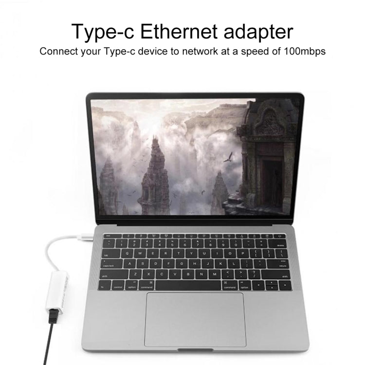 KY-RTL8152B USB-C / Type-C 10 / 100 Mbps Ethernet Adapter Network Card