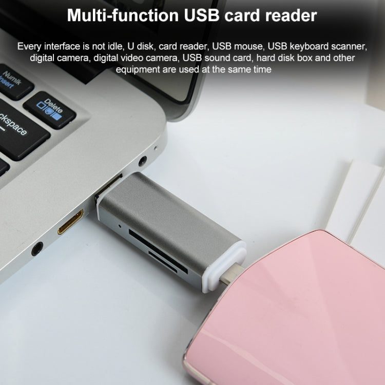 H82 USB-C / Type-C to USB 3.0 + Micro USB Ports OTG SD / TF Card Reader