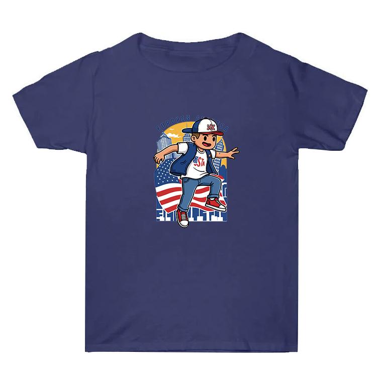Summer Baggy Cotton Short Sleeve T-shirt Custom Made Print On Your Demand, Size: XL