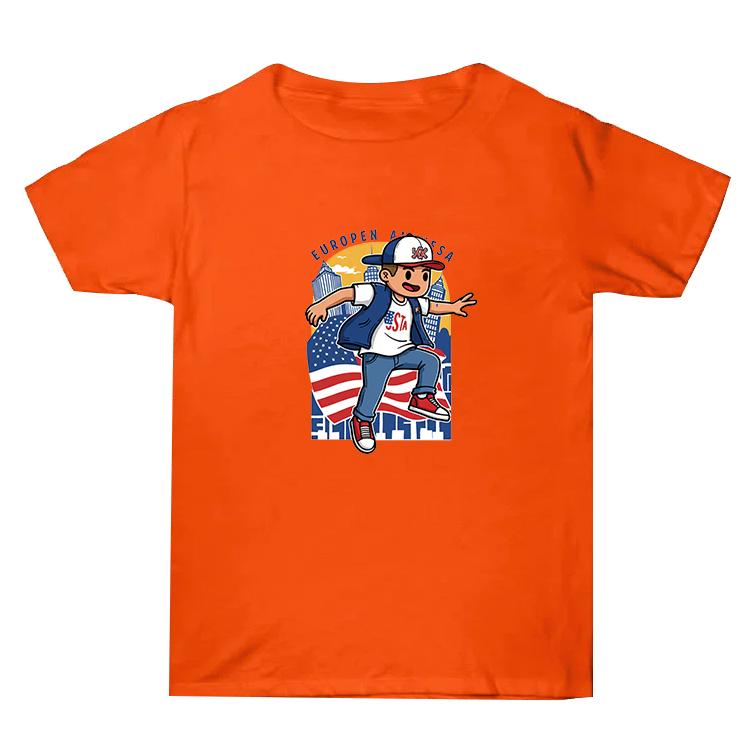Summer Baggy Cotton Short Sleeve T-shirt Custom Made Print On Your Demand, Size: XL
