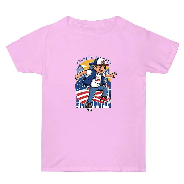 Summer Baggy Cotton Short Sleeve T-shirt Custom Made Print On Your Demand, Size: XL