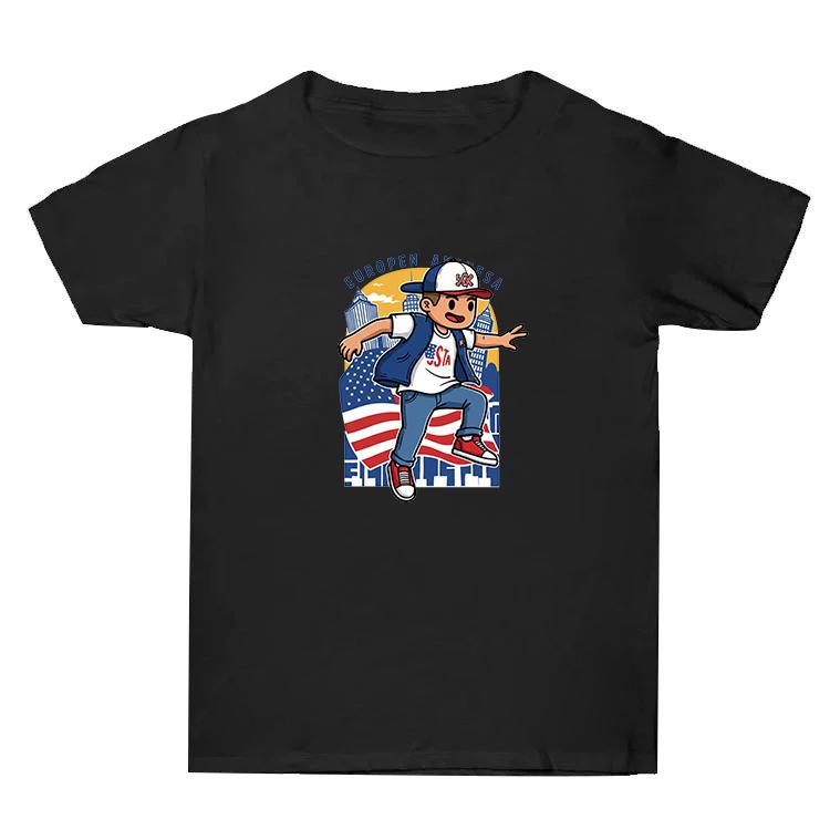 Summer Baggy Cotton Short Sleeve T-shirt Custom Made Print On Your Demand, Size: XL