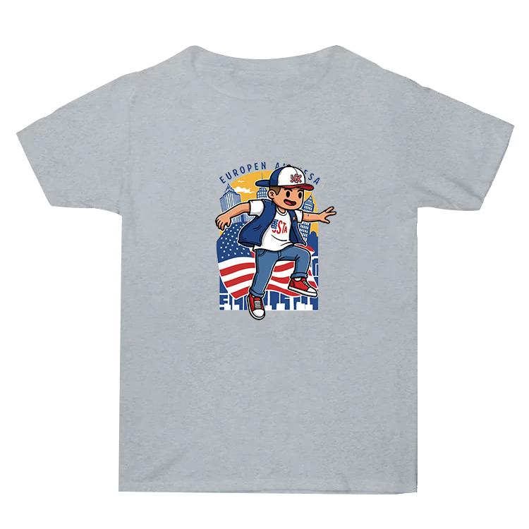 Summer Baggy Cotton Short Sleeve T-shirt Custom Made Print On Your Demand, Size: XL