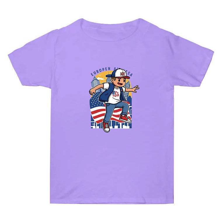Summer Baggy Cotton Short Sleeve T-shirt Custom Made Print On Your Demand, Size: XL