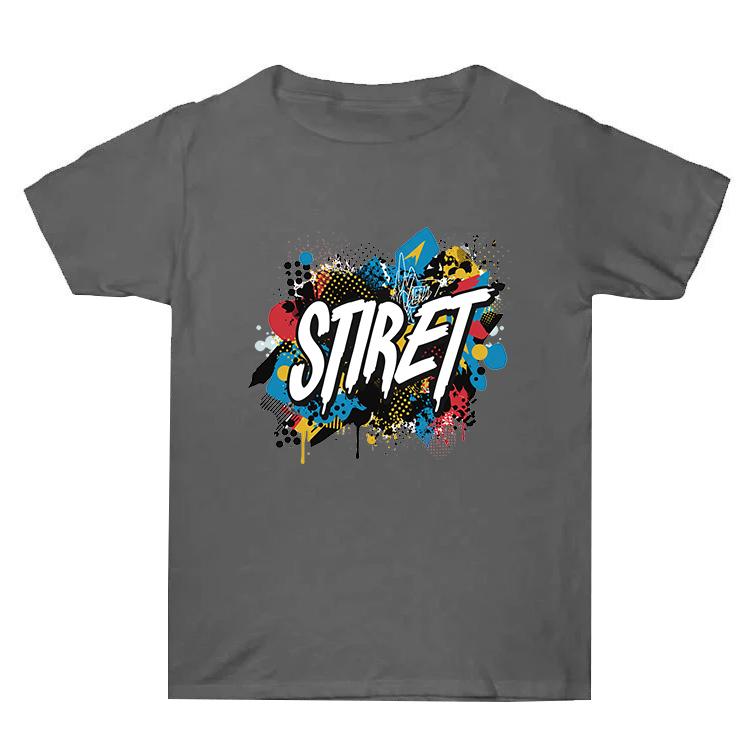 Summer Baggy Cotton Short Sleeve T-shirt Custom Made Print On Your Demand, Size: XL