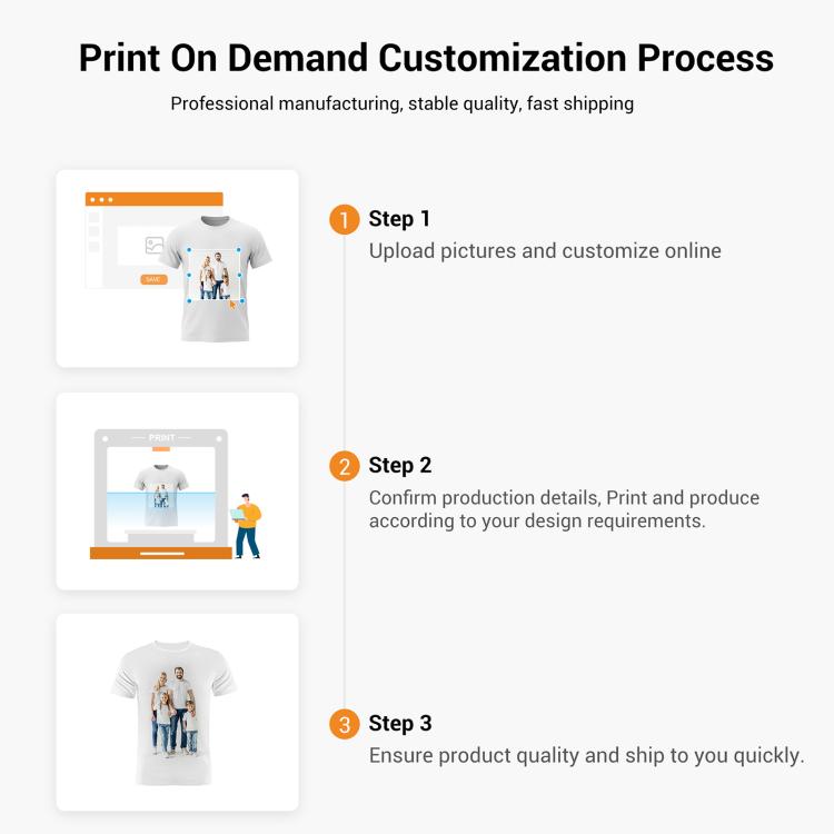 Summer Baggy Cotton Short Sleeve T-shirt Custom Made Print On Your Demand, Size: XL