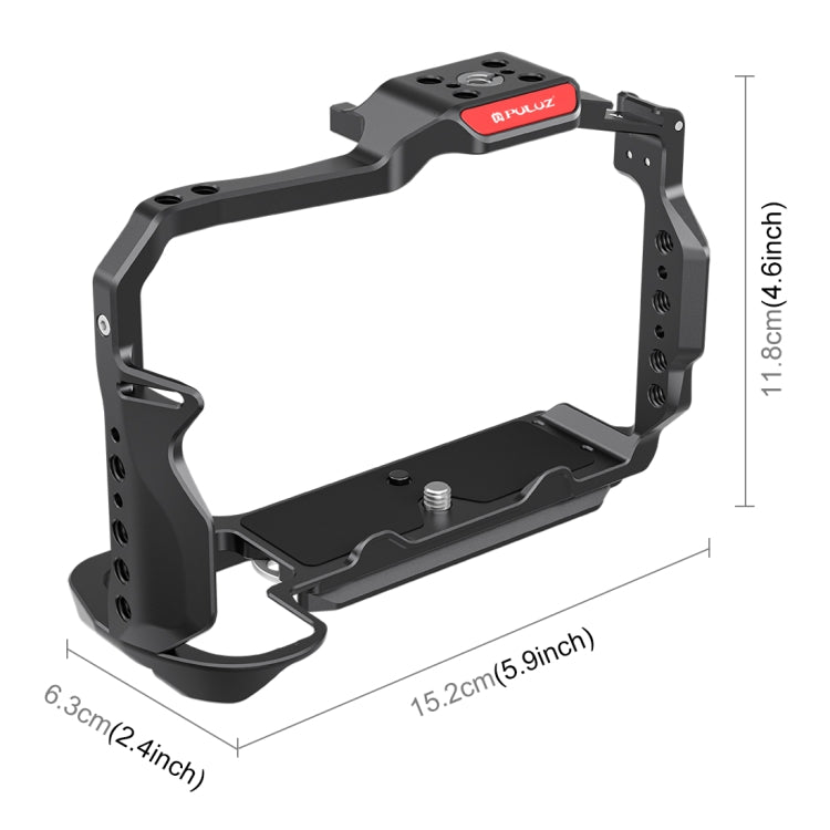 For Nikon Z6 III PULUZ Metal Camera Cage Stabilizer Rig